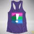 Polysexual Pride Flag Exclamation Point Racerback Tank