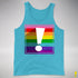 Original LGBTQ Pride Flag Exclamation Point Premium Tank Top