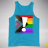 LGBTQ Progress Pride Flag Exclamation Point Premium Tank Top