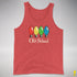 Old School Vintage Christmas Lights Tank Top - Red Triblend
