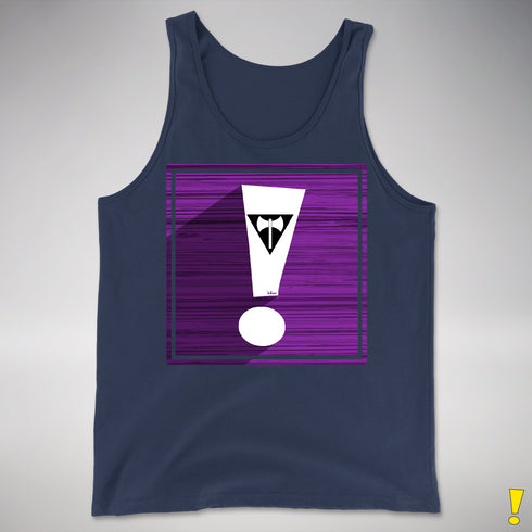Lesbian Labrys Pride Flag Exclamation Point Premium Tank Top