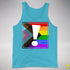 LGBTQ Progress Pride Flag Exclamation Point Premium Tank Top