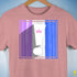 Drag Pride Flag Exclamation Point Premium Unisex T-Shirt - Mauve Heather