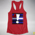 Leather Pride Flag Exclamation Point Racerback Tank