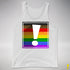 LGBTQ Philly Pride Flag Exclamation Point Premium Tank Top