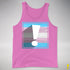 Transgender Pride Flag Exclamation Point Premium Tank Top