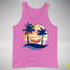 Original LGBTQ Pride Hammock Summer Beach Sunset Premium Tank Top