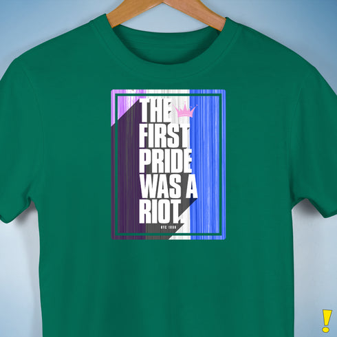 The First Pride Was a Riot - Drag Pride Premium Unisex T-Shirt