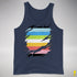Queer Pride Flag Ripped Reveal Premium Tank Top
