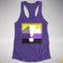 Nonbinary Pride Flag Exclamation Point Racerback Tank