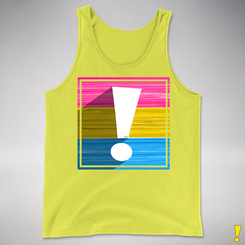 Pansexual Pride Flag Exclamation Point Premium Tank Top
