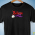Believe Lesbian Labrys Pride Flag Jingle Bell Premium Unisex T-Shirt - Black