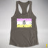 Twink Pride Pirate Flag Racerback Tank - Dark Grey