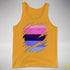 Omnisexual Pride Flag Ripped Reveal Premium Tank Top