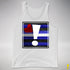 Leather Pride Flag Exclamation Point Premium Tank Top
