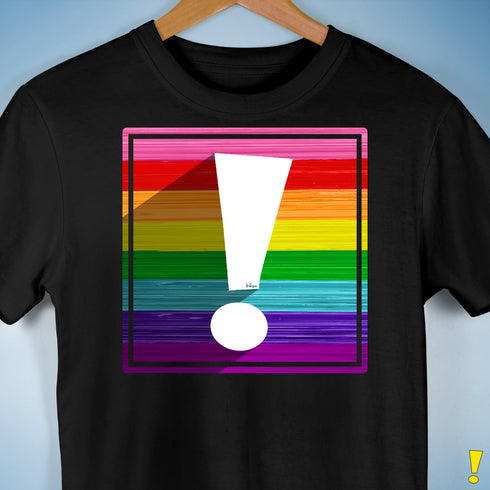 Original LGBTQ Pride Flag Exclamation Point Premium Unisex
