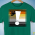 Bear Pride Flag Exclamation Point Premium Unisex T-Shirt - Kelly Green