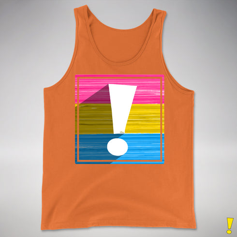 Pansexual Pride Flag Exclamation Point Premium Tank Top