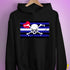 Leather Pride Pirate Flag Hoodie