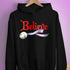 Believe Bigender Pride Flag Jingle Bell Hoodie - Black