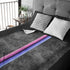 Grunge Omnisexual Pride Flag Stripe Velveteen Plush Blanket