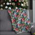 Custom Holiday Poinsettia Velveteen Plush Blanket