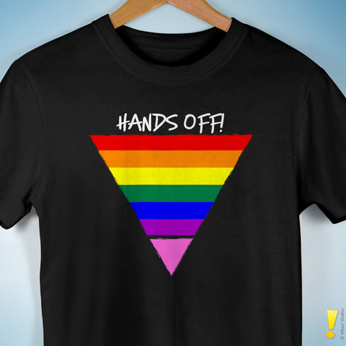 Personalized Pride Triangle: Your Flag, Your Voice T-Shirt