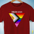 Personalized Pride Triangle: Your Flag, Your Voice T-Shirt