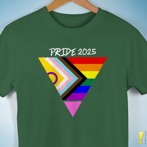 Personalized Pride Triangle: Your Flag, Your Voice T-Shirt
