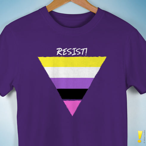 Personalized Pride Triangle: Your Flag, Your Voice T-Shirt