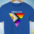 Personalized Pride Triangle: Your Flag, Your Voice T-Shirt