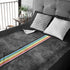 Grunge Queer Pride Flag Stripe Velveteen Plush Blanket