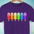 Rainbow Popsicles T-Shirt