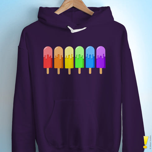 Rainbow Popsicles Hoodie