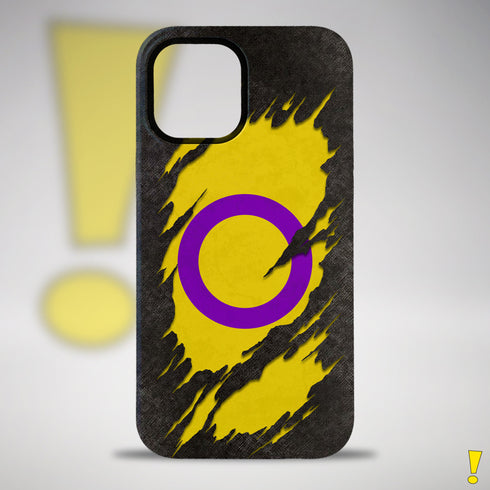 Intersex Pride Flag Ripped Reveal Tough Case