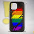 LGBTQ Rainbow Pride Flag Ripped Reveal Tough Case