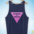 Silence = Death Pink Triangle Tank Top