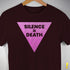 Silence = Death Pink Triangle T-shirt