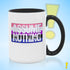 Assume Nothing Genderfluid Pride Flag Color Accent Mug