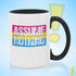 Assume Nothing Pansexual Pride Flag Color Accent Mug