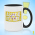 Assume Nothing Intersex Pride Flag Color Accent Mug