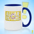 Assume Nothing Intersex Pride Flag Color Accent Mug