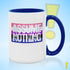 Assume Nothing Genderfluid Pride Flag Color Accent Mug