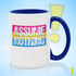 Assume Nothing Pansexual Pride Flag Color Accent Mug