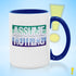 Assume Nothing Gay Male Pride Flag Color Accent Mug