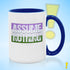 Assume Nothing Genderqueer Pride Flag Color Accent Mug