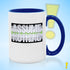 Assume Nothing Agender Pride Flag Color Accent Mug
