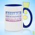 Assume Nothing Bigender Pride Flag Color Accent Mug