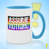 Assume Nothing Philly LGBTQ Rainbow Pride Flag Color Accent Mug