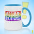 Assume Nothing Rainbow LGBTQ Pride Flag Color Accent Mug